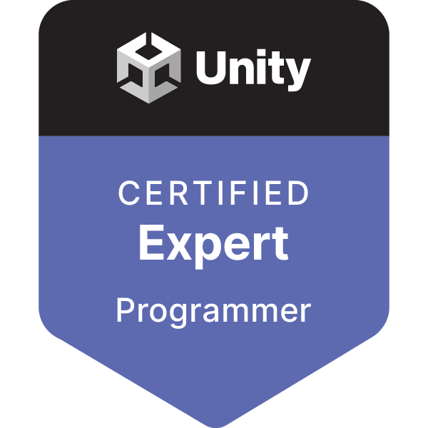 Unity Certified Expert: Programmer Badge