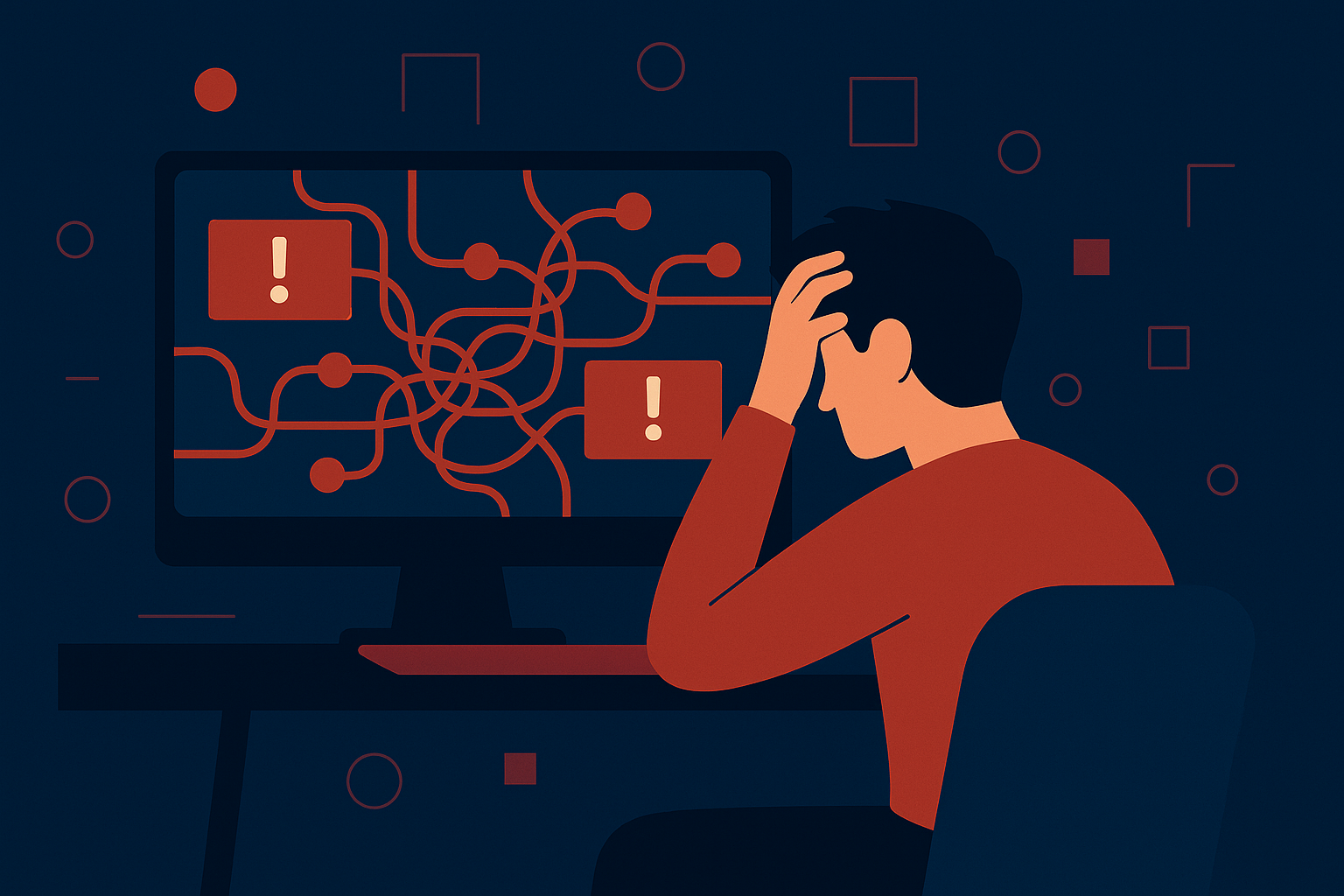 ComfyUI beginner confusion: frustrated user facing error messages and failed generations learning to master node-based AI image workflow