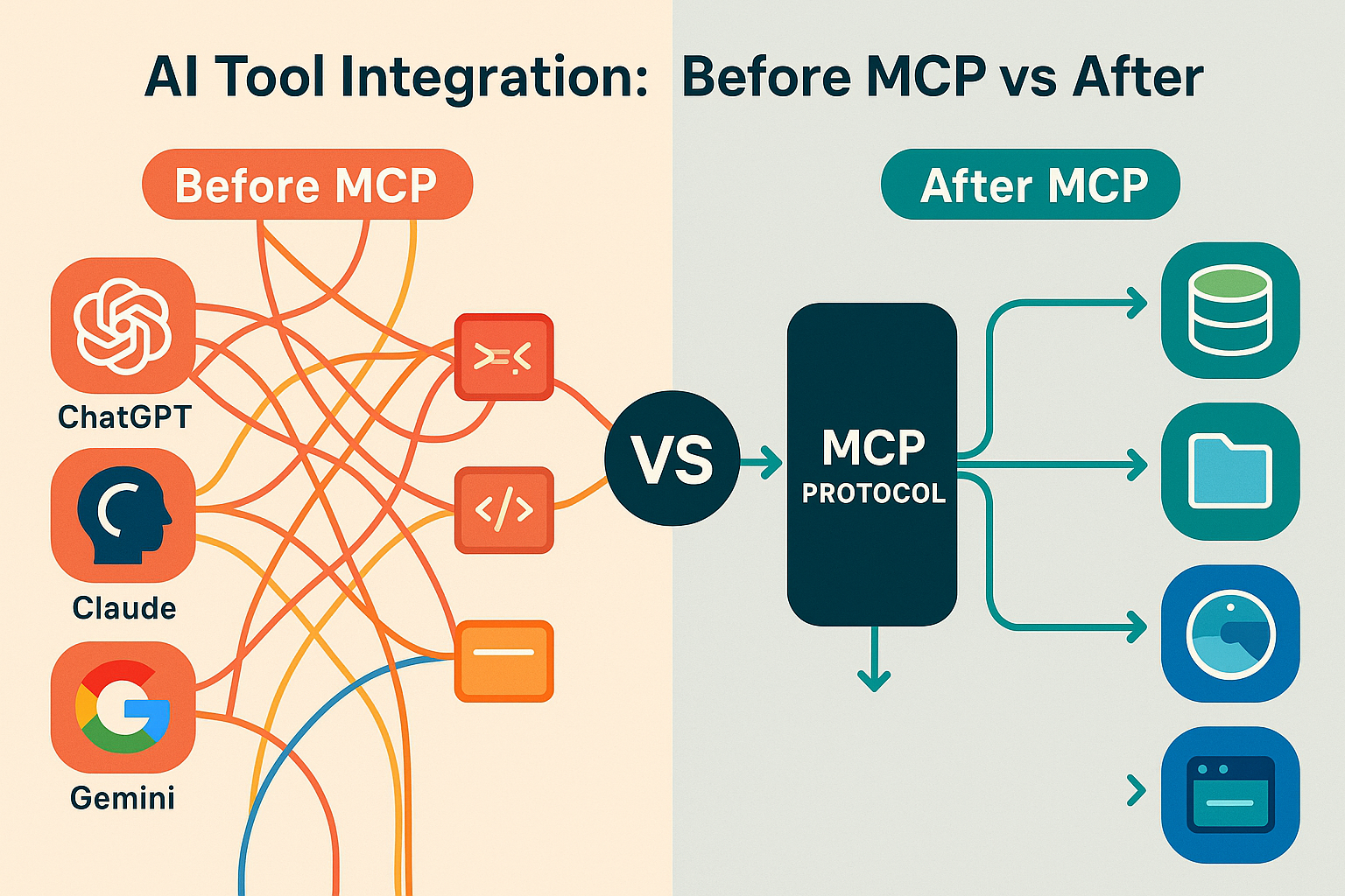 Before and After MCP Comparison