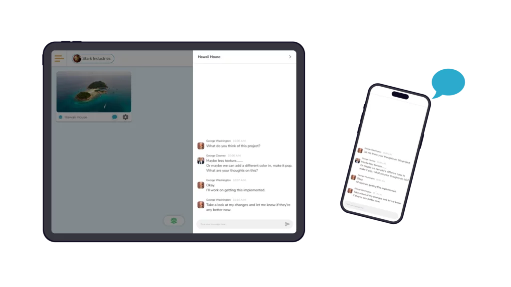 Design with Bubbles - 3D Visualization Platform screenshot showing 3D visualization platform enabling professionals to convert 2D floor plans to fully editable 3D scenes with professional tools and collaborative features developed with Unity for multiple platforms